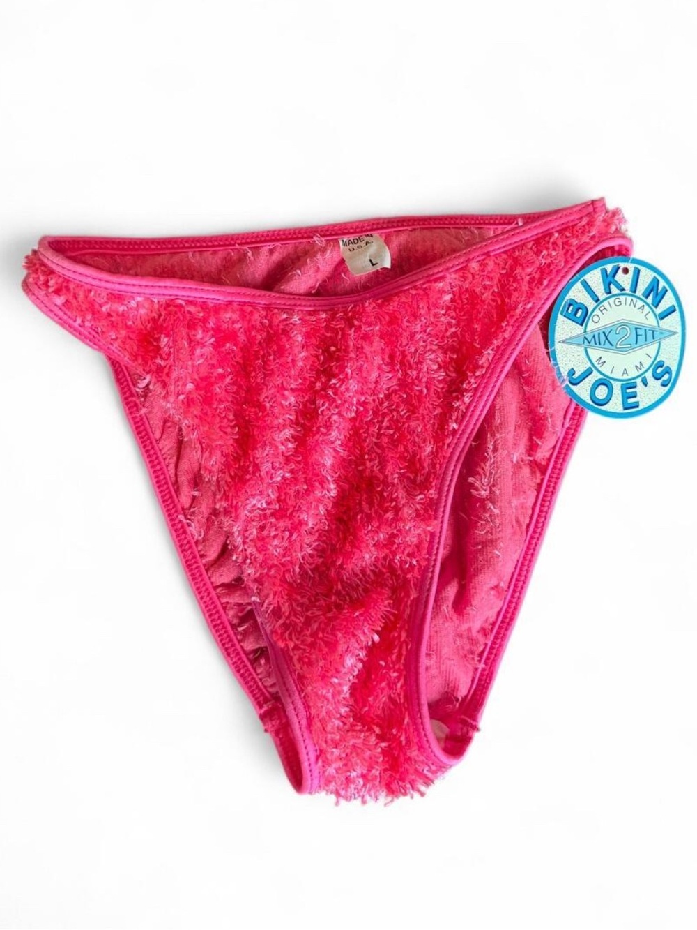 Rare vintage deadstock French cut fuzzy bikini bottoms